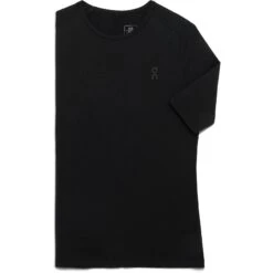 On Running On Merino-T Women - Black -On Running Store on running merino t shirt women black 2 1280779
