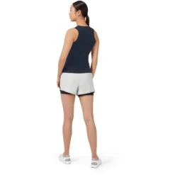 On Running Shorts Women - Glacier & Black -On Running Store on running shorts women glacier black 4 949136