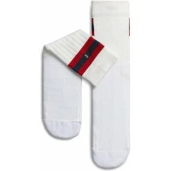 On Running On Tennis Sock - White & Red -On Running Store on running tennis sock white red 1 1263258