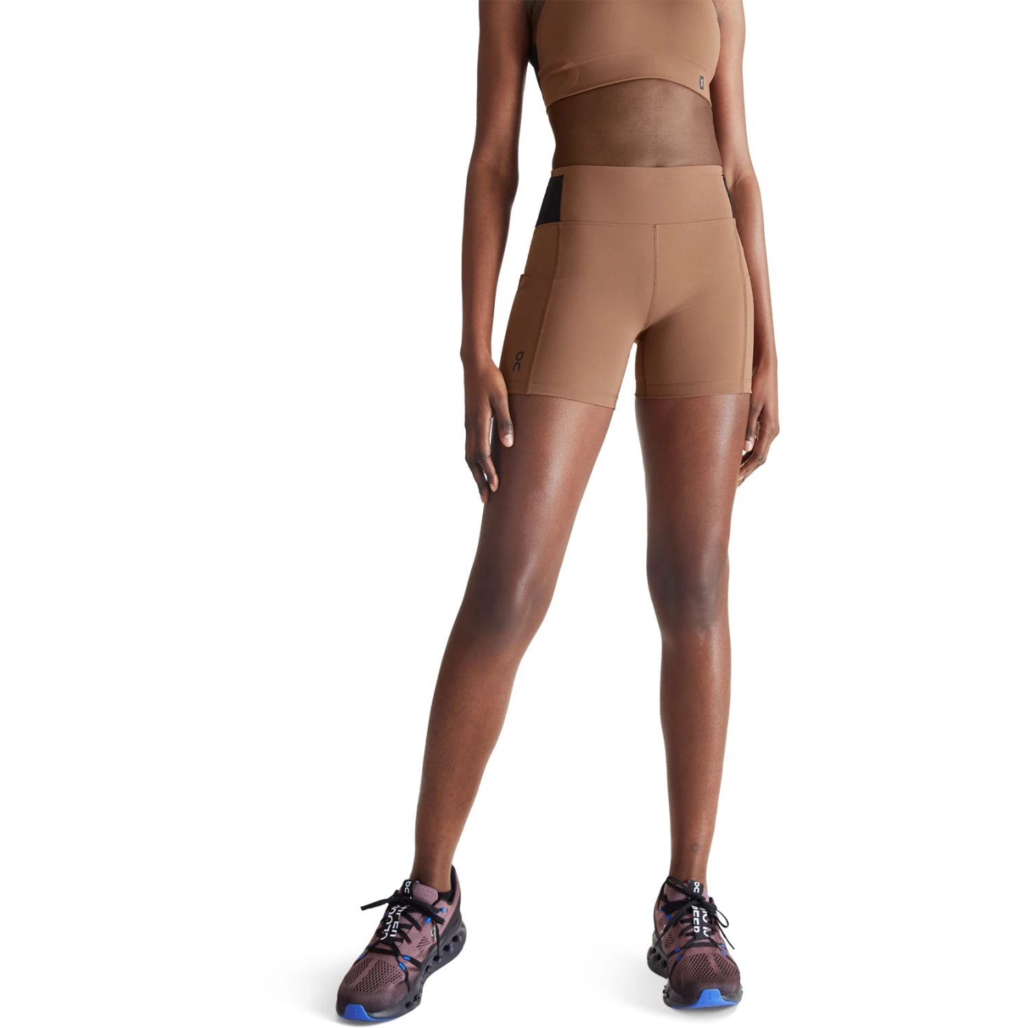 On Running On Sprinter Shorts Women - Cocoa 4 On Running On Sprinter Shorts Women - Cocoa - Image 2