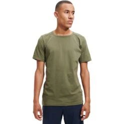 On Running On T Shirt - Olive