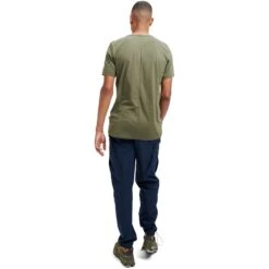 On Running On T Shirt - Olive -On Running Store on t shirt olive 4 1152333