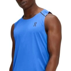 On Running On Tank-T Running Shirt - Cobalt & Black -On Running Store on tank t running shirt cobalt black 4 1427771
