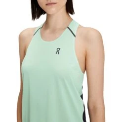 On Running On Tank-T Women Running Shirt - Creek & Black -On Running Store on tank t women running shirt creek black 6 1427926
