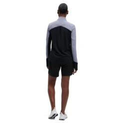 On Running On Trail Breaker Women Long Sleeve Running Shirt - Granite & Black -On Running Store on trail breaker women long sleeve running shirt granite black 4 1278777