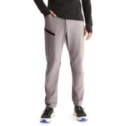 On Running On Trek Pants - Zinc & Black -On Running Store on trek pants zinc black 2 1531812