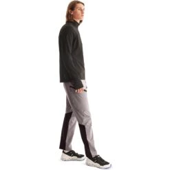 On Running On Trek Pants - Zinc & Black -On Running Store on trek pants zinc black 3 1531813