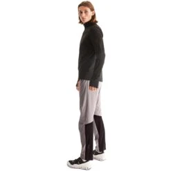 On Running On Trek Pants - Zinc & Black -On Running Store on trek pants zinc black 4 1531814