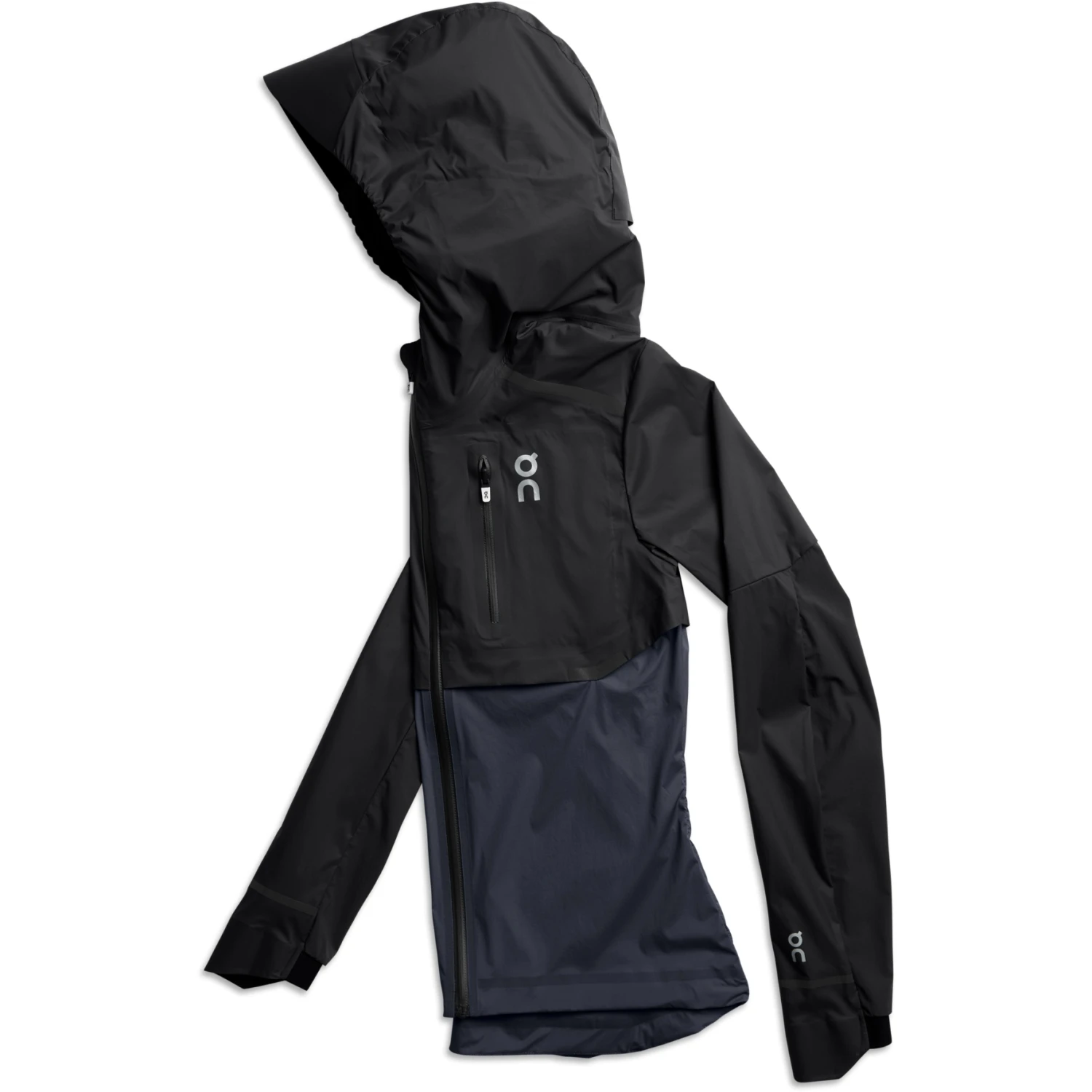 On Running On Weather Jacket Women - Black & Navy 6 On Running On Weather Jacket Women - Black & Navy - Image 4