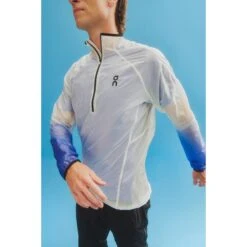 On Running On Zero Jacket - Undyed-White & Cobalt -On Running Store on zero jacket undyed white cobalt 11 1443279