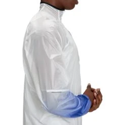On Running On Zero Jacket - Undyed-White & Cobalt -On Running Store on zero jacket undyed white cobalt 8 1443276